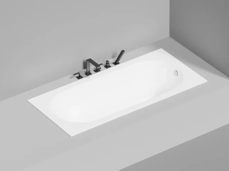 Ванна из искусственного камня Salini Ornella S-Sense 102314MRH 170x80см RAL снаружи