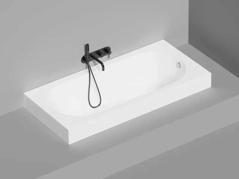 Ванна из искусственного камня Salini Ornella S-Sense 102314MRH 170x80см RAL снаружи