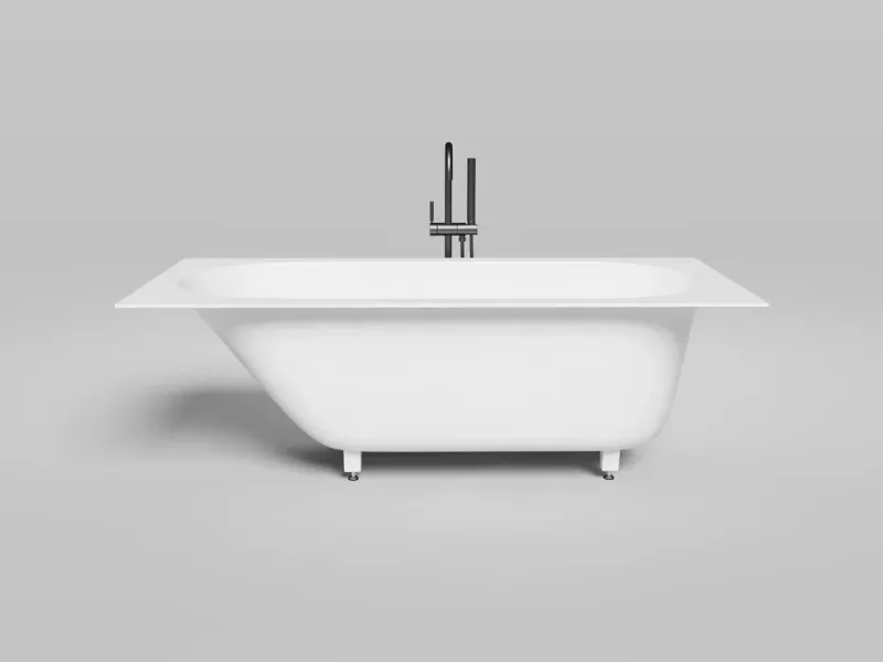 Ванна из искусственного камня Salini Ornella S-Sense 102314MRH 170x80см RAL снаружи