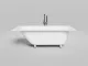 Ванна из искусственного камня Salini Ornella S-Stone 102324MRH 170x80см RAL снаружи