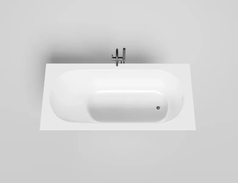 Ванна из искусственного камня Salini Ornella S-Stone 102324MRH 170x80см RAL снаружи