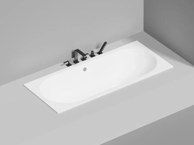 Ванна из искусственного камня Salini Ornella Axis S-Sense 103413GRF 170x75см RAL полностью
