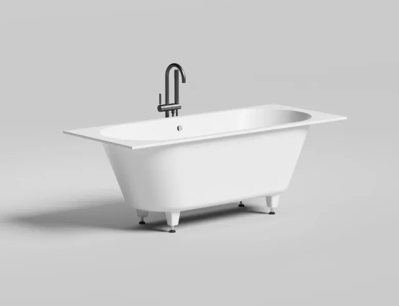 Ванна из искусственного камня Salini Ornella Axis S-Sense 104613GRH 170x70см RAL снаружи