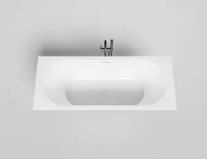 Ванна из искусственного камня Salini Ornella Axis Kit S-Stone 104723MRH 170x70см RAL снаружи