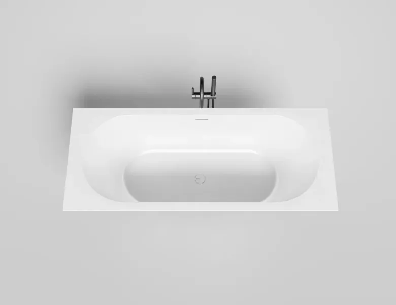 Ванна из искусственного камня Salini Ornella Axis Kit S-Sense 104713GRF 170x70см RAL полностью