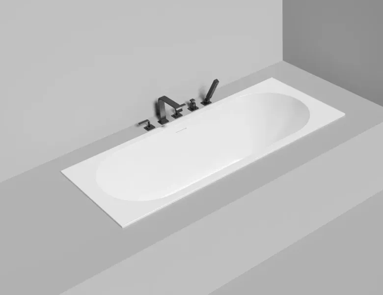 Ванна из искусственного камня Salini Ornella Axis Kit S-Stone 104723MRF 170x70см RAL полностью