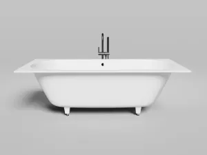 Ванна из искусственного камня Salini Ornella Axis S-Sense 103412GRH 190x90см RAL снаружи