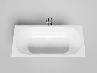 Ванна из искусственного камня Salini Ornella Axis Kit S-Sense 103512M 190x90см белый матовый Ванна из искусственного камня Salini Ornella Axis Kit S-Sense 103512M 190x90см белый матовый