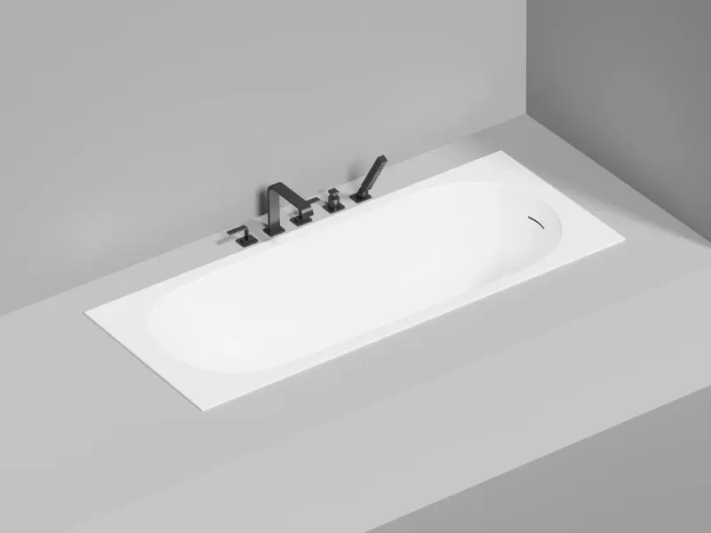 Ванна из искусственного камня Salini Ornella Kit S-Sense 102413GRH 170x70см RAL снаружи