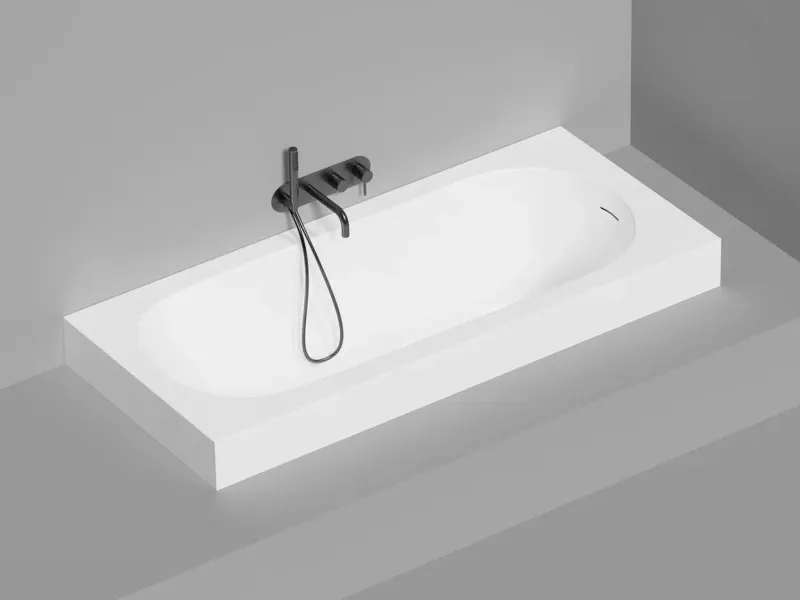 Ванна из искусственного камня Salini Ornella Kit S-Stone 102422MRF 180x80см RAL полностью