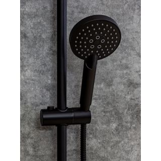 Душевой гарнитур Orange О-шауэр OS802b чёрный матовый
