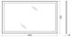 Зеркало BelBagno с LED-подсветкой и кнопочным управлением SPC-GRT-1000-600-LED-BTN