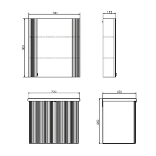 Тумба с раковиной Comforty Лима 00-00015478 70 см антрацит Тумба с раковиной Comforty Лима 00-00015478 70 см антрацит