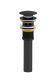 Донный клапан для раковины Wonzon & Woghand WW-88SS03-MB с переливом чёрный матовый Донный клапан для раковины Wonzon & Woghand WW-88SS03-MB с переливом чёрный матовый
