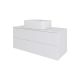 Тумба с раковиной Orange Отто Ot-100TuMDF+B02-460W 100 см белый глянец