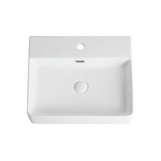 Тумба с раковиной Orange Отто Ot-100TuMDF+B04-500W 100 см белый глянец