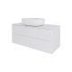 Тумба с раковиной Orange Отто Ot-100TuMDF+B05-520W 100 см белый глянец