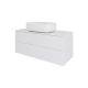 Тумба с раковиной Orange Отто Ot-100TuMDF+B07-540W 100 см белый глянец