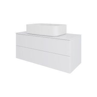 Тумба с раковиной Orange Отто Ot-100TuMDF+B07-600W 100 см белый глянец