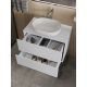 Тумба с раковиной Orange Отто Ot-75TuMDF+B05-480W 75 см белый глянец