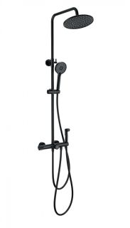 Душевая стойка Wonzon & Woghand WW-B3097-A-MB с термостатом чёрный матовый Душевая стойка Wonzon & Woghand WW-B3097-A-MB с термостатом чёрный матовый