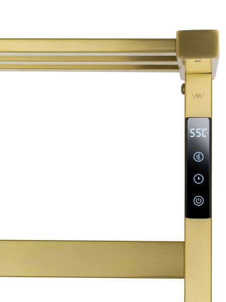 Полотенцесушитель электрический Wonzon & Woghand Frankfurt WW-1029-BG 48x90 см брашированное золото