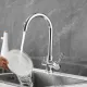Смеситель для кухни Shevanik S168 с подключением фильтра хром