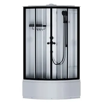 Душевая кабина Am.Pm X-Joy 90х90 W94C-401A-090BT профиль черный матовый