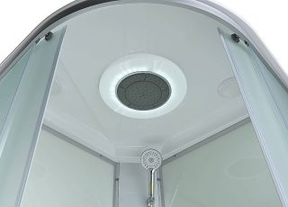 Душевая кабина Avacan C2090LED 90x90 см хром