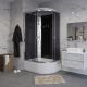 Душевая кабина Niagara Eco E90/70/40L/TN 90x70 см профиль хром стекло тонированное