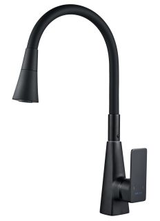 Смеситель для кухни Shevanik S543H-3 чёрный Смеситель для кухни Shevanik S543H-3 чёрный