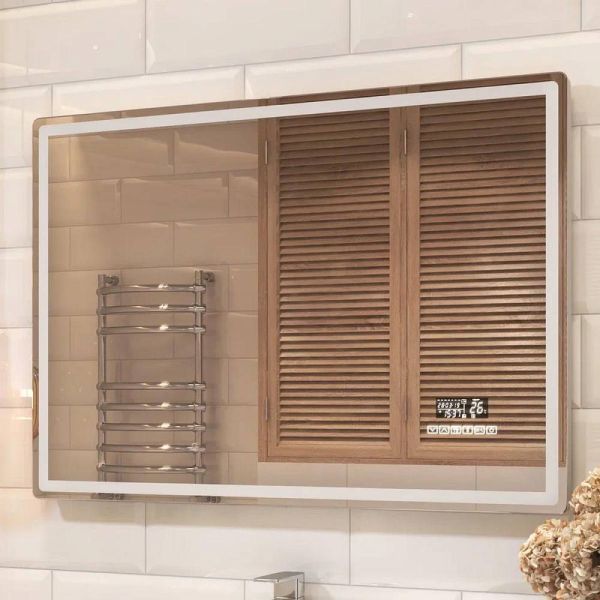 Зеркало с подсветкой Vigo Geometry Media voice 052 120 см