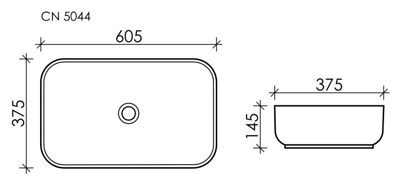 Раковина Ceramica Nova Element CN5044 60см белый