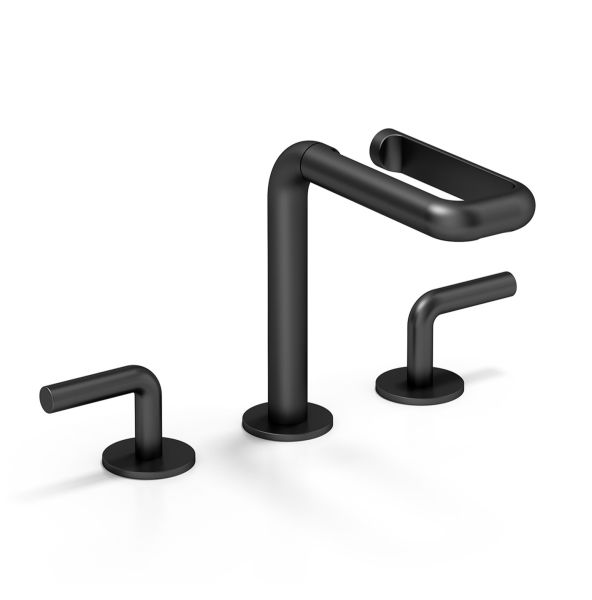 Смеситель для раковины Wonzon & Woghand Loop WW-131-00-508 чёрный матовый