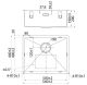 Кухонная мойка IDDIS Edifice EDI54G0i77 54см графит