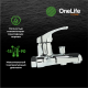 Смеситель для ванны и душа OneLife  P01-100cr хром
