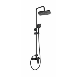 Душевая стойка OneLife P01-912b чёрный матовый