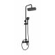 Душевая стойка OneLife P01-912b чёрный матовый