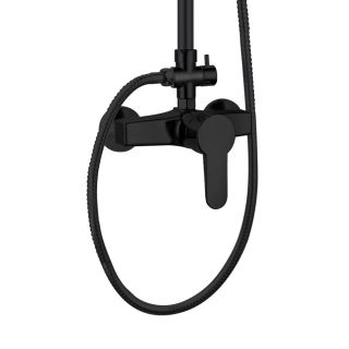 Душевая стойка OneLife P01-912b чёрный матовый