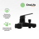Смеситель для ванны OneLife P02-300b чёрный матовый
