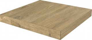Ступень Kerama Marazzi SG506620R\GCS угловая клееная левая Сальветти капучино 33x33x0,9