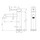 Смеситель для раковины Wonzon & Woghand WW-H1063-CR хром