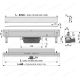Дренажная система AlcaPlast Spa для монтажа в стену 105см хром APZ5-EDEN-1050