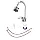 Смеситель для кухни OneLife P11-004cr с гибким изливом хром