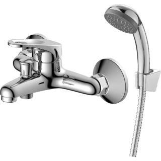 Смеситель для ванны Decoroom с ручным душем хром DR21035 Смеситель для ванны Decoroom с ручным душем хром DR21035