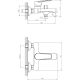 Смеситель для ванны Decoroom с ручным душем хром DR23036