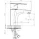 Смеситель для раковины Decoroom хром DR70011