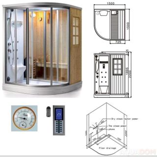 SSWW S617L Душевая кабина с финской сауной 160х89х220 SSWW S617L Душевая кабина с финской сауной 160х89х220