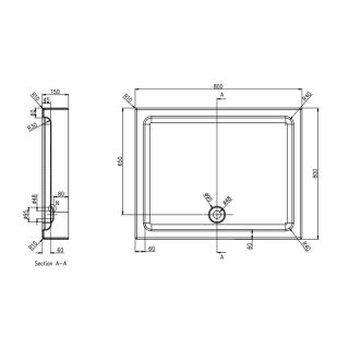 Душевой поддон Azario Toronto P18 R/L Душевой поддон Azario Toronto P18 R/L