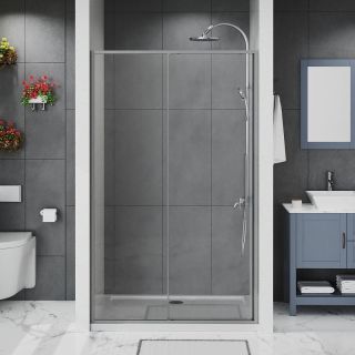 Душевая дверь Azario Shanghai AZ-Y43-130-MGR-C 130 см профиль графит матовый стекло прозрачное